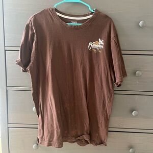 Chaps Brown Short Sleeve Tee